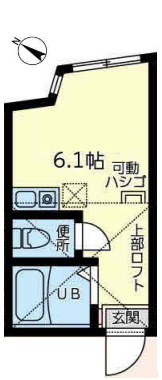 ユナイト野川ブリュッセルの間取り