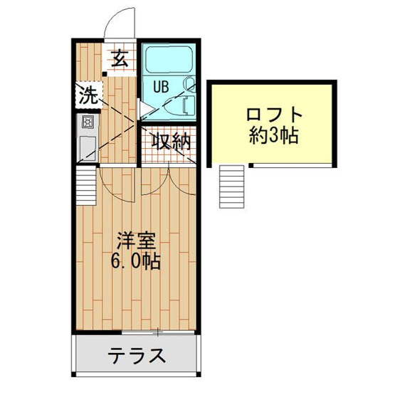 【間取り】 | ジョイフルオークラNo11(ジョイフルオークラナンバージュウイチ)