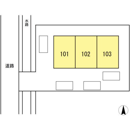 ファミーユロータスの区画図