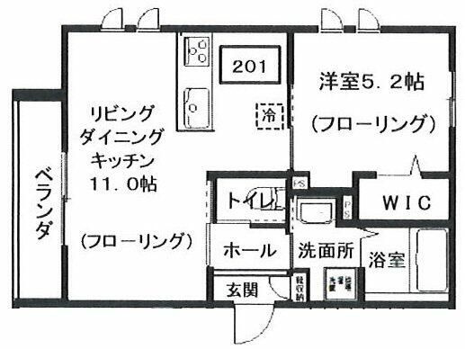メゾンブラッシュ代々木上原Ⅱの間取り