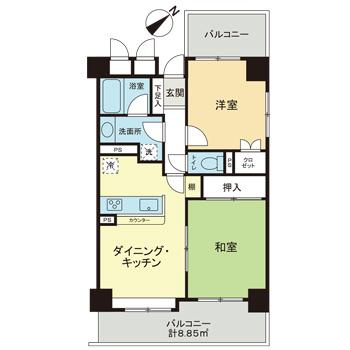 藤和相武台コープ２の間取り