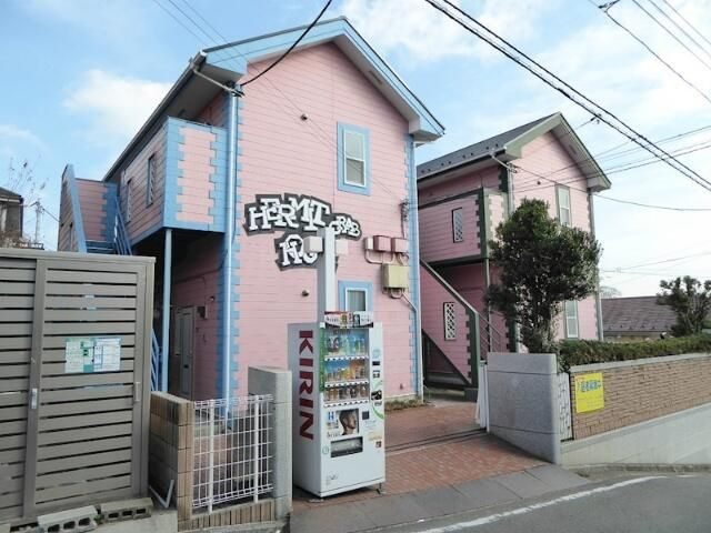 ハーミットクラブハウス峰岡Ｂ棟の外観