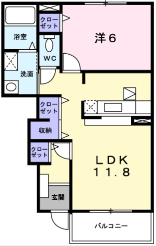 フローラの間取り