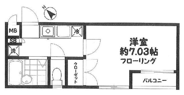 【間取り】 | スカイガーデン蒲田