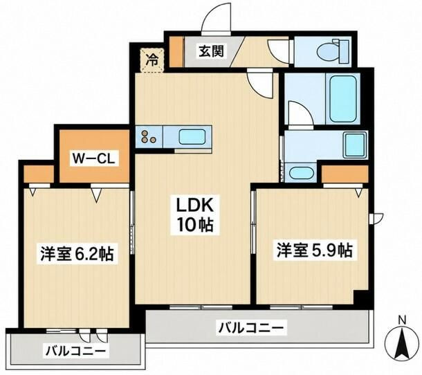 ダイワフラットⅢの間取り