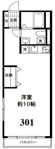 グロリアハイツの間取り