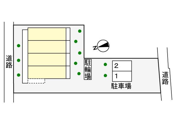 クレアシオンの区画図