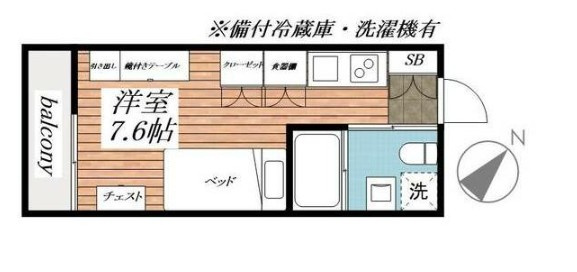 リゲーレミナミギョウトクイーストの間取り|反転タイプ有
