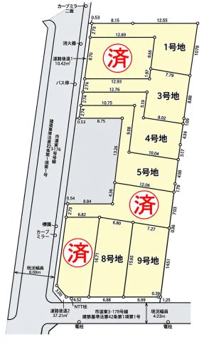 府中市新町2丁目 中央線 国分寺駅 売地の前面道路含む現地写真|西側前面道路の様子。日当たり・通風ともに良好で、開放感のある立地です。
