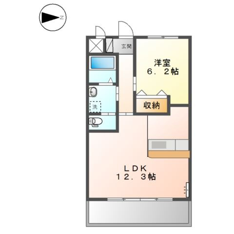 キャトルセゾンの間取り
