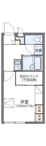 レオパレスアネックスＯＯＢＡの間取り