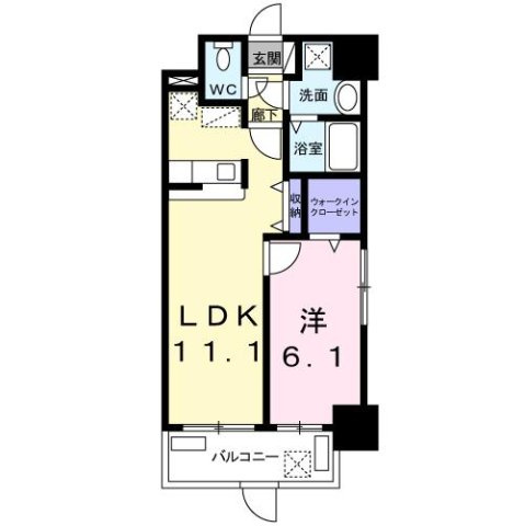 エヴァーグリーンＲの間取り