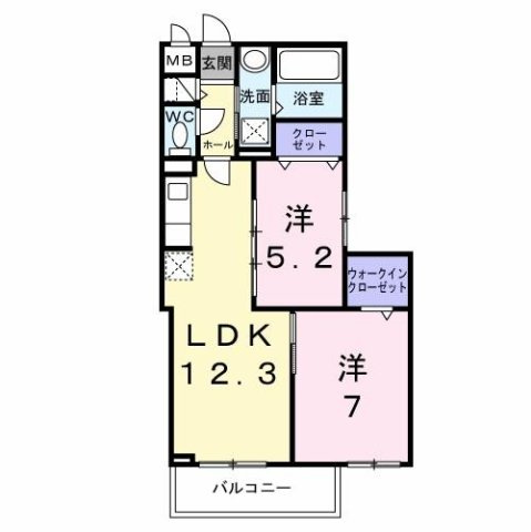 ヒカルサ大阪巽西の間取り
