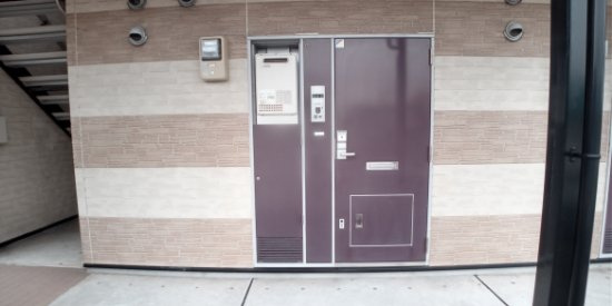 レオパレス岩瀬の玄関