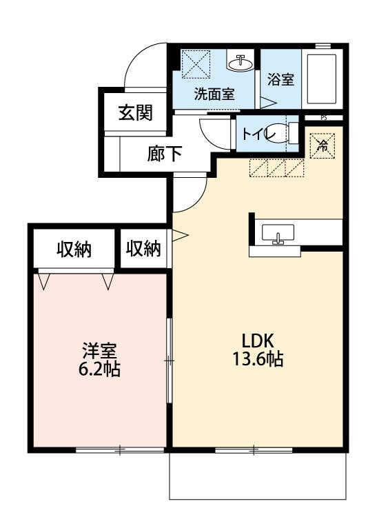 ドルチェⅡ番館の間取り