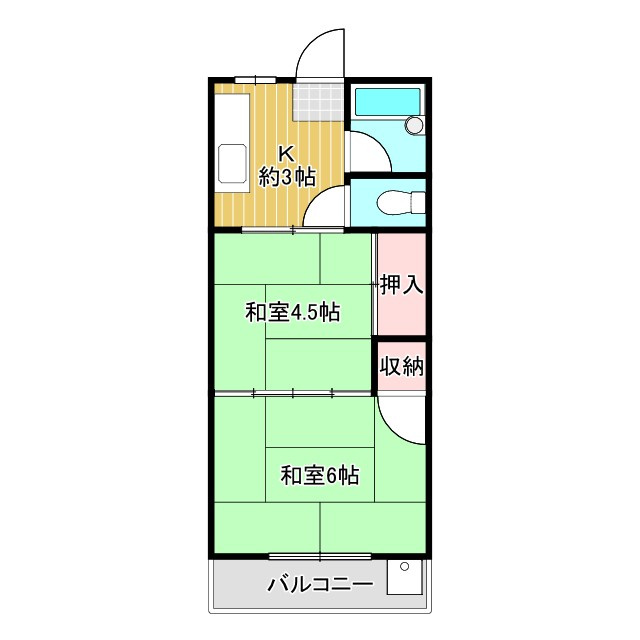 ハラダビルの間取り