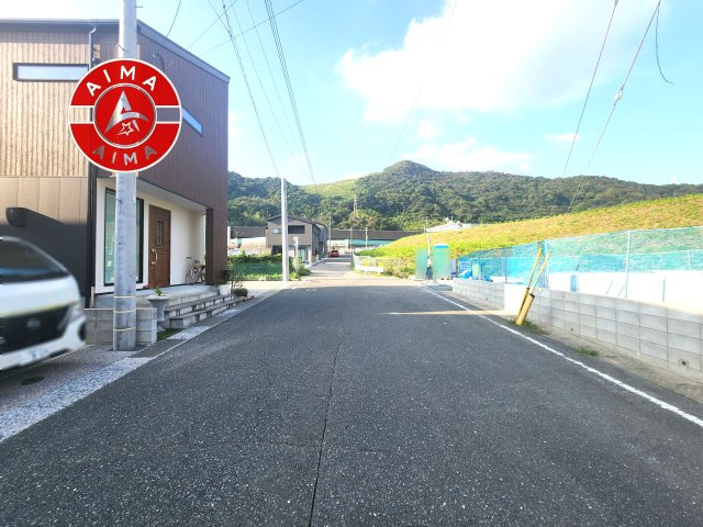 N・大野城市乙金東2丁目第5-1棟（1号棟）の外観|前面道路含む現地の写真です。