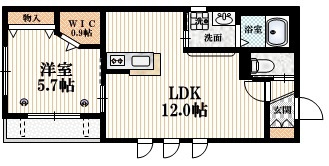 プリマベーラの間取り|角部屋