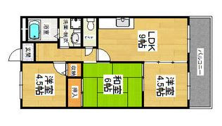 【間取り】 | カーサフィオーレ壱番館