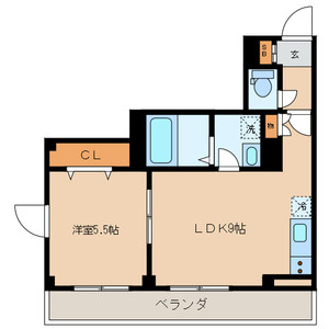 【間取り】 | イーストコート東糀谷 | 間取り図