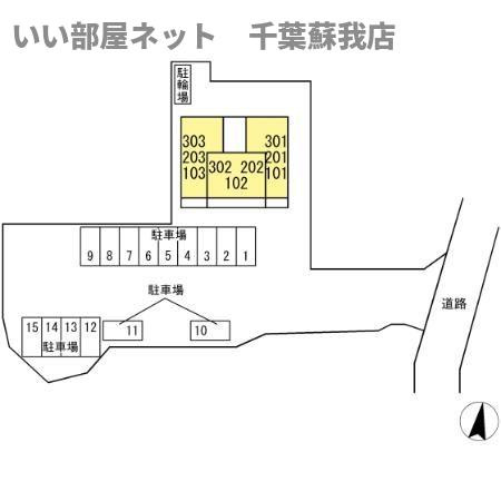 タイムズ・スクエアＶ　Fourの区画図