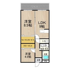 【間取り】 | カーサフィオーレ壱番館