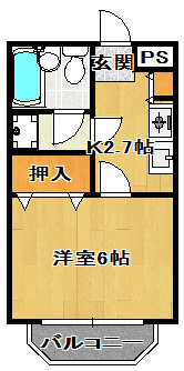 【間取り】 | グランドヴィル487 | 間取り