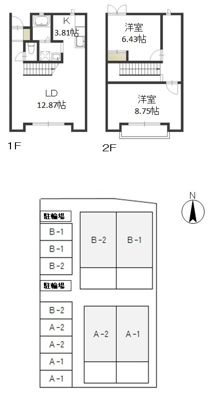 ヴィラＫ　A の間取り