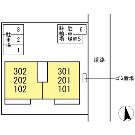 Maison Amie Aの区画図