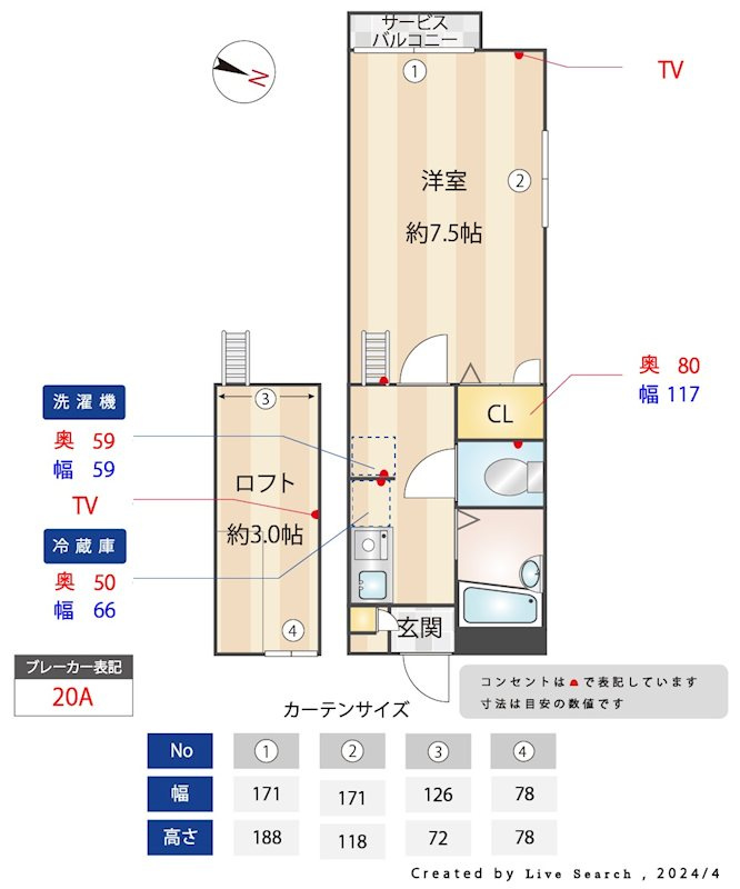 メインシティガーデン　アイリスファームの間取り
