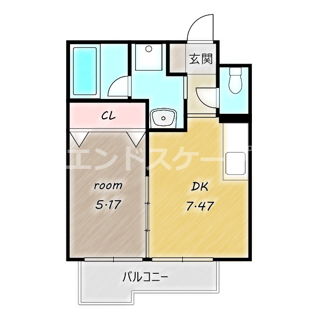 あさひレジデンス表町の間取り|高崎、前橋、伊勢崎エリアのお部屋探しはエンドスケープまで！お客様の理想お聞かせ下さい♪