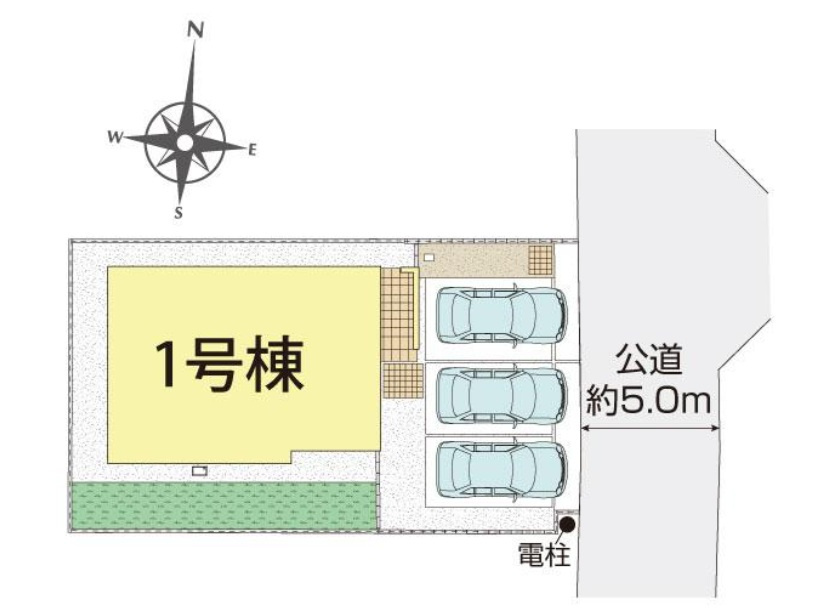 千葉市若葉区桜木北３丁目の区画図