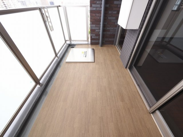 プレジオ城東のバルコニー