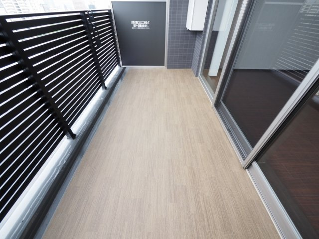 プレジオ城東のバルコニー