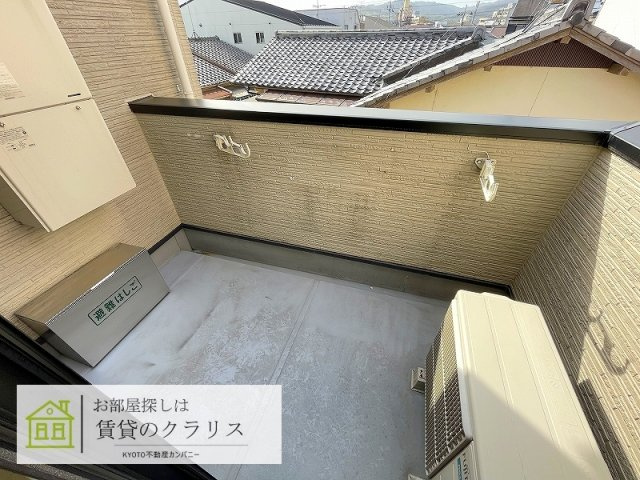 ディアコート桂のバルコニー