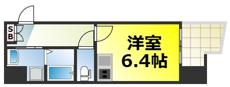 【間取り】 | パーフェクトライフ九条 仲介手数料無料
