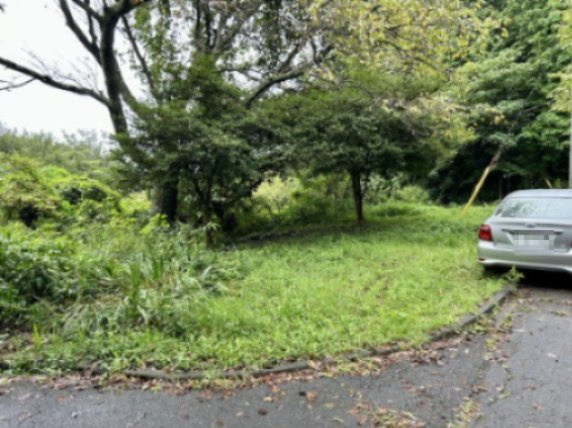 伊豆エメラルドタウン別荘地の前面道路含む現地写真