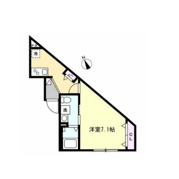 ベイルーム中山グランデの間取り