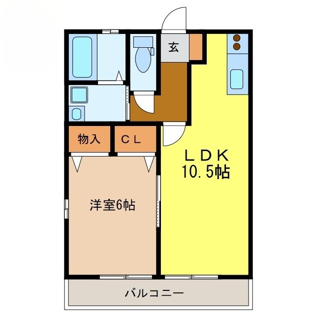 峯【10.000円キャッシュバック対象物件】の間取り