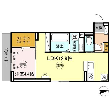 Quattro Soldi 花畑の間取り|使い勝手の良い間取りです♪