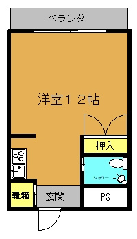 コーポサンライズの間取り