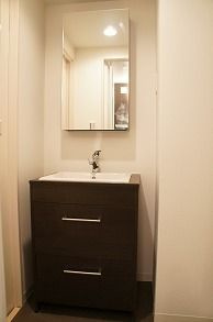 鎌ケ谷市道野辺本町２丁目の賃貸マンションの独立洗面台