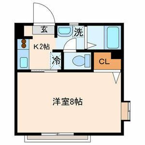 八王子市暁町１丁目のアパートの間取り