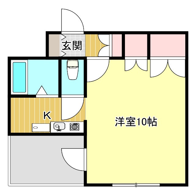 サルヴァトーレ麦島の間取り