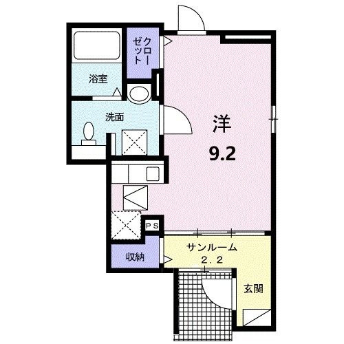エスポワール森が丘の間取り