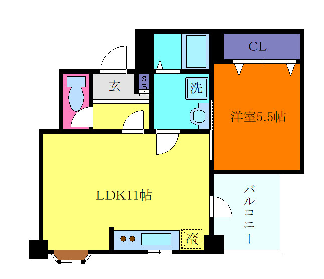 陽光プラザの間取り