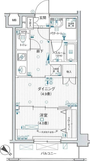 日神デュオステージ押上の間取り