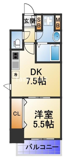 【間取り】 | ブランブリエ京橋