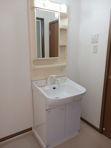 忙しい朝には欠かせない洗面所です