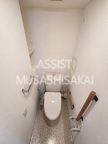 コーポレート小金井梶野通り7号棟のトイレ|※同建物別号室